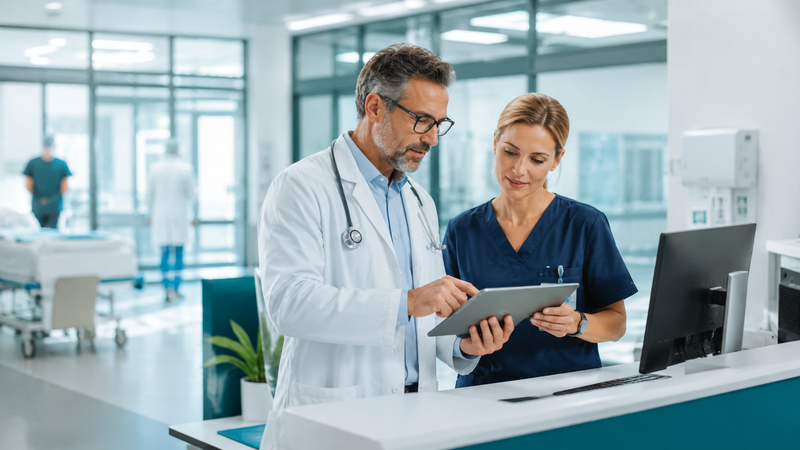 Fachpersonen im Gesundheitswesen nutzen ITSM und ESM Software für Serviceprozesse