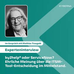 Mathias Traugott im Experteninterview über den ITSM Tool-Entscheid im Mittelstand.