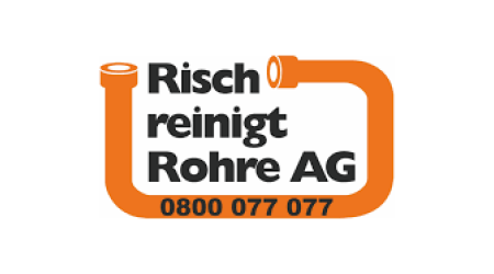 KYBERNA Cloud & IT Services Kunde Risch reinigt Rohre AG Logo KYBERNA Cloud & IT Services Kunde Risch reinigt Rohre AG Logo